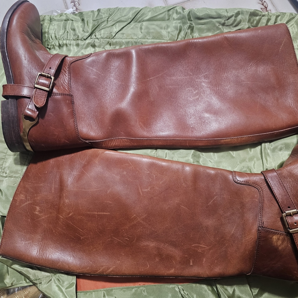 Ralph lauren riding spur 1990 women's vintage Boots